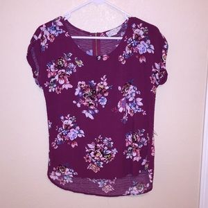 Pink Republic maroon blouse